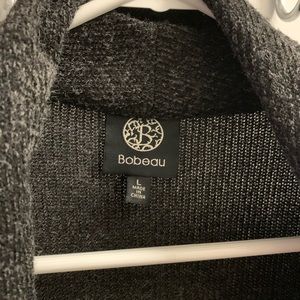 Calf length long sleeve sweater